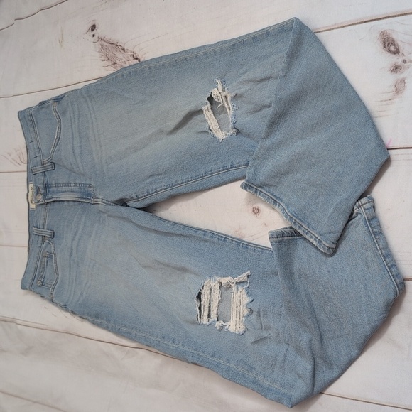 Madewell Denim - Madewell The Perfect Vintage Straight High Rise Denim Jeans size 28 Light Denim